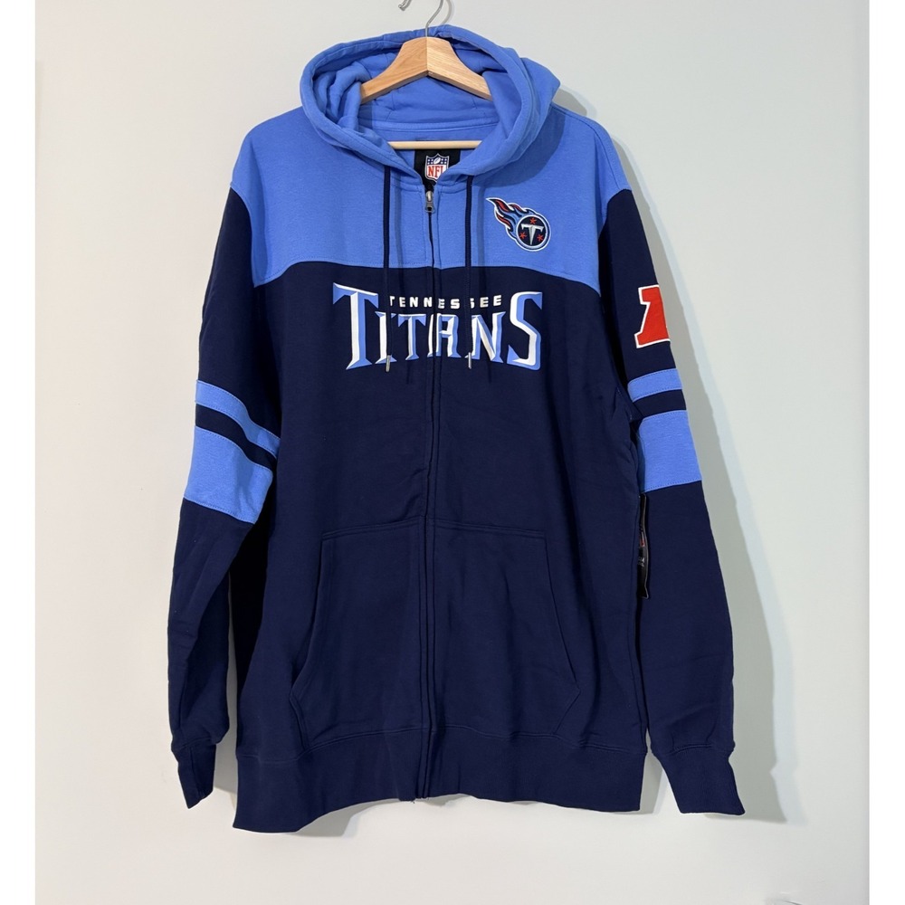 Tennessee Titans NFL Team Apparel Football Hoodie Sweatshirt Mens Size XXL